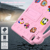 For Huawei MediaPad T5 10.1 Handle Kickstand Children EVA Shockproof Tablet Case(Pink)