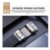 BULL CAPTAIN 02 Automatic Buckle Thickened Soft Cowhide Belt Business Men Belt, Length: 115cm