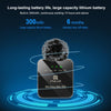 PULUZ 2 TX + 1 RX Wireless Lavalier Microphone (Black)