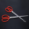 Rice Eel Clip Lobster Tongs Rice Eel Clip Crab Loach Pliers Fish Control Garbage Clip, Size:52cm, Style:Elbow