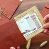 50pcs B11 Retro Style Kraft Paper Envelope Postcard Invitation Letter Stationery(Light Brown)