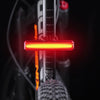 Bicycle Tail Light USB Rechargeable Waterproof Night Riding Warning Light(White)