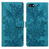 For iPhone 6 / 7 / SE 2022 Lace Floral Embossed Magnetic Buckle Leather Phone Case(Green)