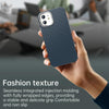 For iPhone 12 Carbon Fiber Series IMD Phone Case(Blue)