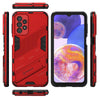 For Samsung Galaxy A23 Punk Armor 2 in 1 PC + TPU Shockproof Phone Case with Invisible Holder(Red)