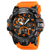 STRYVE S8027 Sports Multifunctional Luminous Dual Display Chronograph Student Watch(Orange)