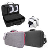 For PS5 Slim Game Console EVA Storage Bag Handbag Carrying Case(1900 Gray)