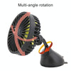 F403 Portable Car Center Console Sucker Electric Cooling Fan with Aromatherapy