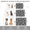 Absorbent Anti-Slip Dog Mat, Bite-Resistant, Dogs Party Light Grey, 45x60cm