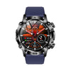 ET482 1.43 inch AMOLED Screen Sports Smart Watch Support Bluetooth Call /  ECG Function(Blue Silicone Band)
