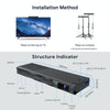 MECOOL KA2 Video Calling on TV Android 10.0 Smart TV Box with Remote Control, Amlogic S905X4 Quad Core Cortex A35, 4GB+64GB, Dual-Band / Ethernet / Camera(US Plug)