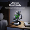 DUZZONA W21 Qi2 15W 3 in 1 Magnetic Wireless Charger Stand(Black)