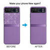 Motorola Razr 40 Upper Back Cover Replacement (Purple)