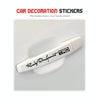 Car Door Handle Reflective Decorative Sticker(All Black TRD)