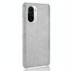 For Xiaomi Redmi K40 / K40 Pro / Poco F3 Shockproof Litchi Texture PC + PU Case(Grey)