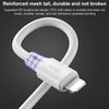 WK WDC-103 3A 3 In 1 8 Pin + Micro USB + Type-C / USB-C Fullspeed Pro Charging Data Cable, Length: 1.15m (White)