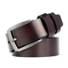 Dandali L8023 Men Casual Antique Pin Buckle Leather Belt Waistband, Length: 110-125cm (Coffee)