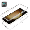 For Samsung Galaxy S24+ 5G Shockproof Clear Gradient PC + TPU Phone Case(Blue)