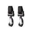 2pcs Universal Baby Stroller Hooks Accessories 360 Degree Sticky Hooks(Black)