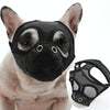 Bulldog Muzzle M Black - Breathable, Drinkable, Anti-Bite, Flat-Face Dogs