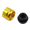 2 Pairs Motorcycle Modified Accessories Anti-Drop Cup CNC Aluminum Alloy Anti-Collision And Shock Absorbing Front Fork Cup(Golden)