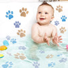 10 PCS PEVA Non-Slip Sticker Bathtub Cartoon Non-Slip Sticker, Size: 8x8cm(Blue)
