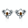 Koala Sterling Silver Ladies Gemstone Earrings