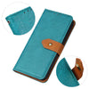 For Alcatel 3X (2020) European Floral Embossed Copper Buckle Horizontal Flip PU Leather Case with Holder & Card Slots & Wallet & Photo Frame(Blue)