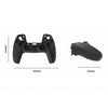 For PS5 Gamepad Silicone Case Non-slip Texture Thickened Protective Cover(White)