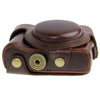 Leather Camera Case Bag for Sony HX50 (Coffee)