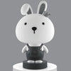 3W Cartoon Crown Pet USB Touch Control Night Light(Rabbit Gray)
