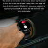 Ochstin 5HK8 Pro 1.36 inch Round Screen Blood Oxygen Blood Pressure Monitoring Bluetooth Smart Watch, Strap:Silicone(Black)