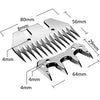HILDA Power Wool Scissors Blades For Wool Pushers, Specification: 9 Toothed Straight Blade