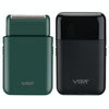 VGR V-390 5W USB Portable Reciprocating Electric Shaver (Green)