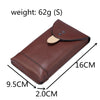 For 5.4 Inch or Below Smartphones Mobile Phone Universal Fanny Pack Leisure Sports Phone Case(Brown)