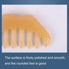 99 8-tooth Beeswax Acupoint Scraping Comb(Milky White)