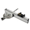 Woodworking Pusher Slide Ruler Woodworking Table Saw Measuring Tool, Style:Aluminum Handle + 450mm  Limit