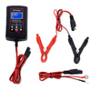 RJtianye 6V/12V ASE Adapter Cable Car Motorcycle Lawn Mower Battery Charger(US Plug)