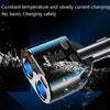 Ozio Car Charger Cigarette Lighter Conversion Plug USB Fast Flashing Charger, Model: CL48Q Black