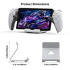 JYS Game Console Desktop Stand For PS Portal / Steam Deck / ROG Ally / Switch / Mobile Phones(Black)