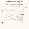 High Medium And Low 3-Way Audio Crossover Home Cinema Speaker Divider, Style: 305A Model