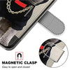 For Alcatel 1L (2021) Coloured Drawing Cross Texture Horizontal Flip PU Leather Case with Holder & Card Slots & Wallet & Lanyard(Golden Chain Grey Cat)