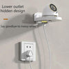 Wall-Mounted No-Drill Camera Shelf, White
