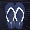 Men Slippers Student Flat Casual Non-Slip Flip Flops, Size: XS 38-39(Sunshine-Navy Blue)