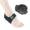 Heel Fatigue Shock Absorption And Warmth Gel Protective Cover, Size:S, Style:with Printing(Black)