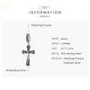 S925 Sterling Silver Jesus Cross Pendant DIY Bracelet Accessories