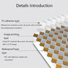 Home 3D Stereo Waterproof Crystal Epoxy Wall Sticker(YJC0041Y)