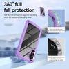 For Samsung Galaxy A36 5G TPU + PC Lens Protection Phone Case(Purple)
