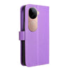 For vivo V40e 5G / iQOO Z9S 5G Diamond Texture Leather Phone Case(Purple)