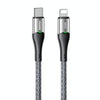 REMAX RC-C116 1.2m 30W Type-C to 8 Pin Smart Power-off Fast Charging Data Cable(Silver)